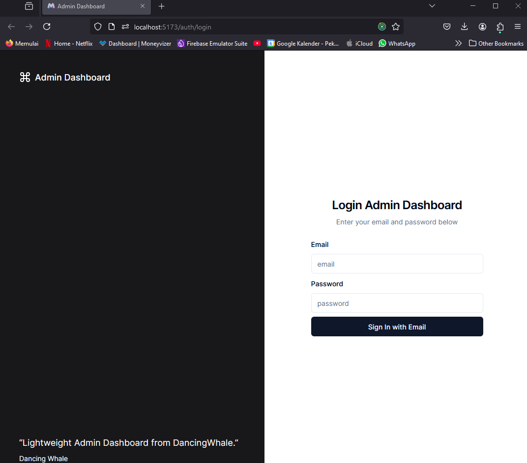 Admin Dashboard
